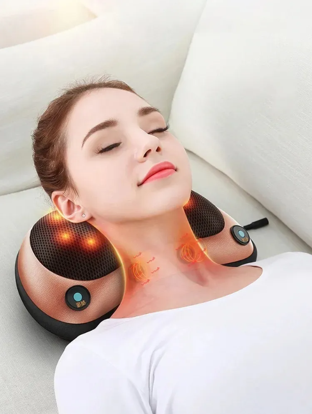 Cojin Masajeador De Cuello Espalda Recar